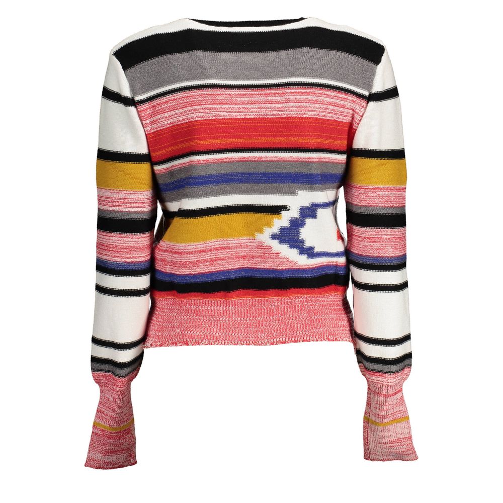 Desigual Roter Viskose-Pullover für Damen