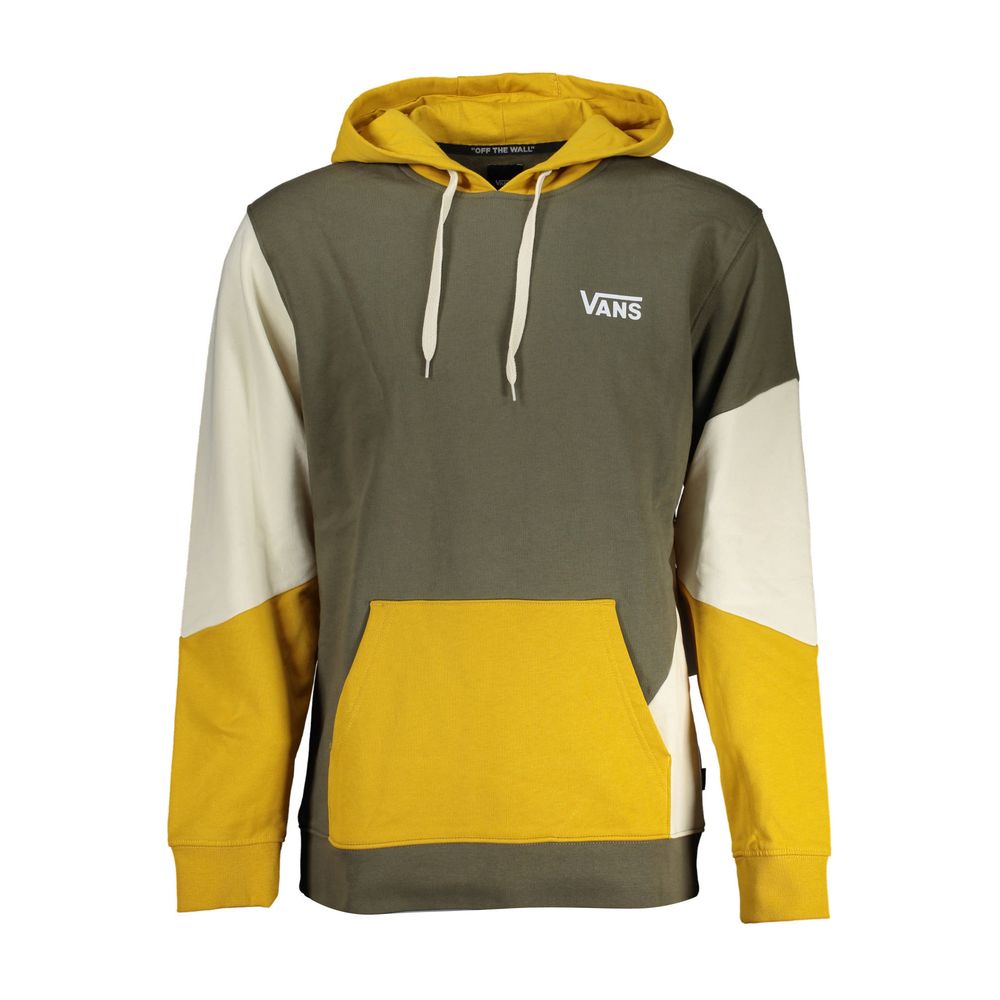 Pulover verde din bumbac pentru bărbați Vans