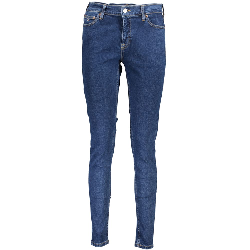 Blugi și pantaloni din bumbac albastru Tommy Hilfiger