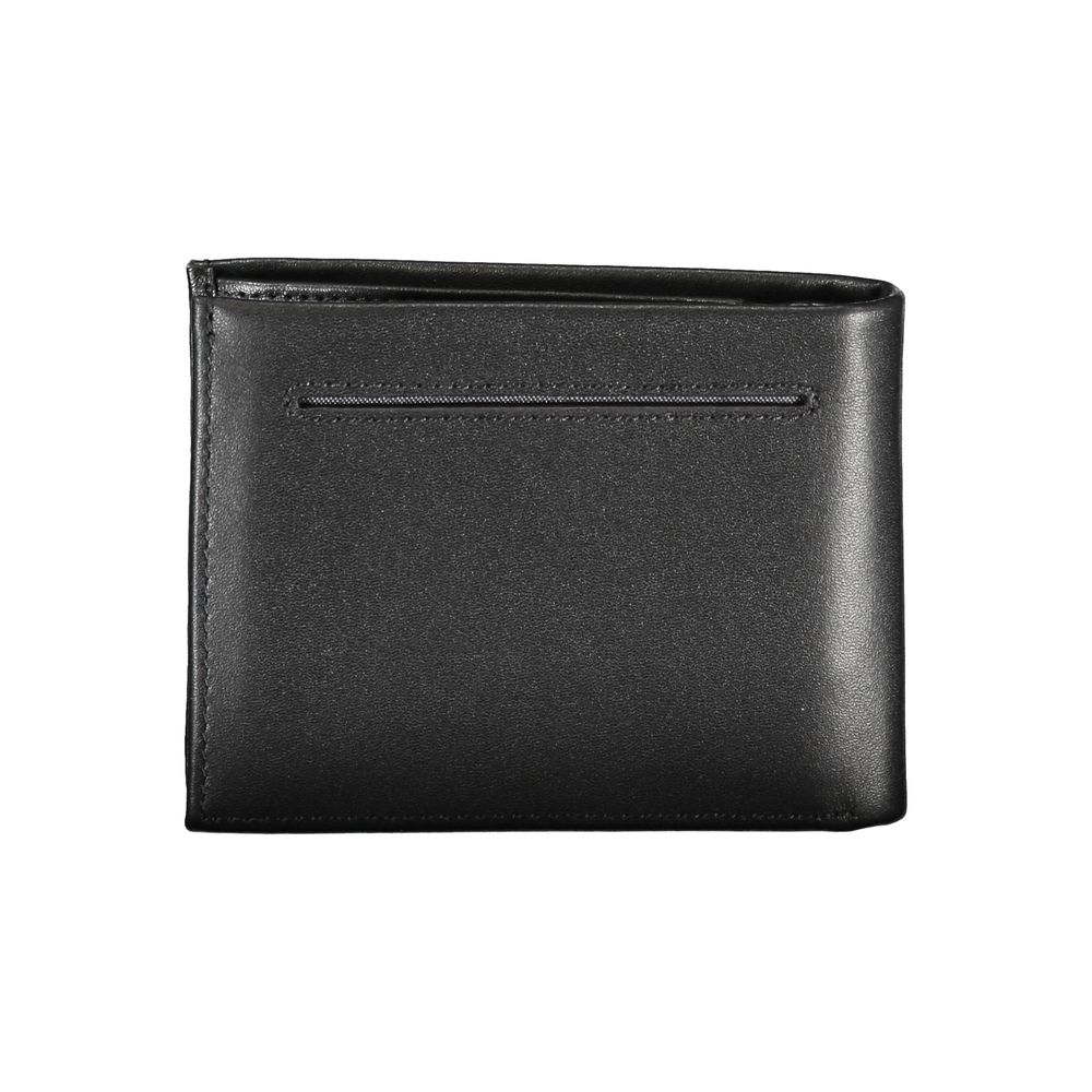 Portofel elegant din piele neagră Calvin Klein pentru bărbați