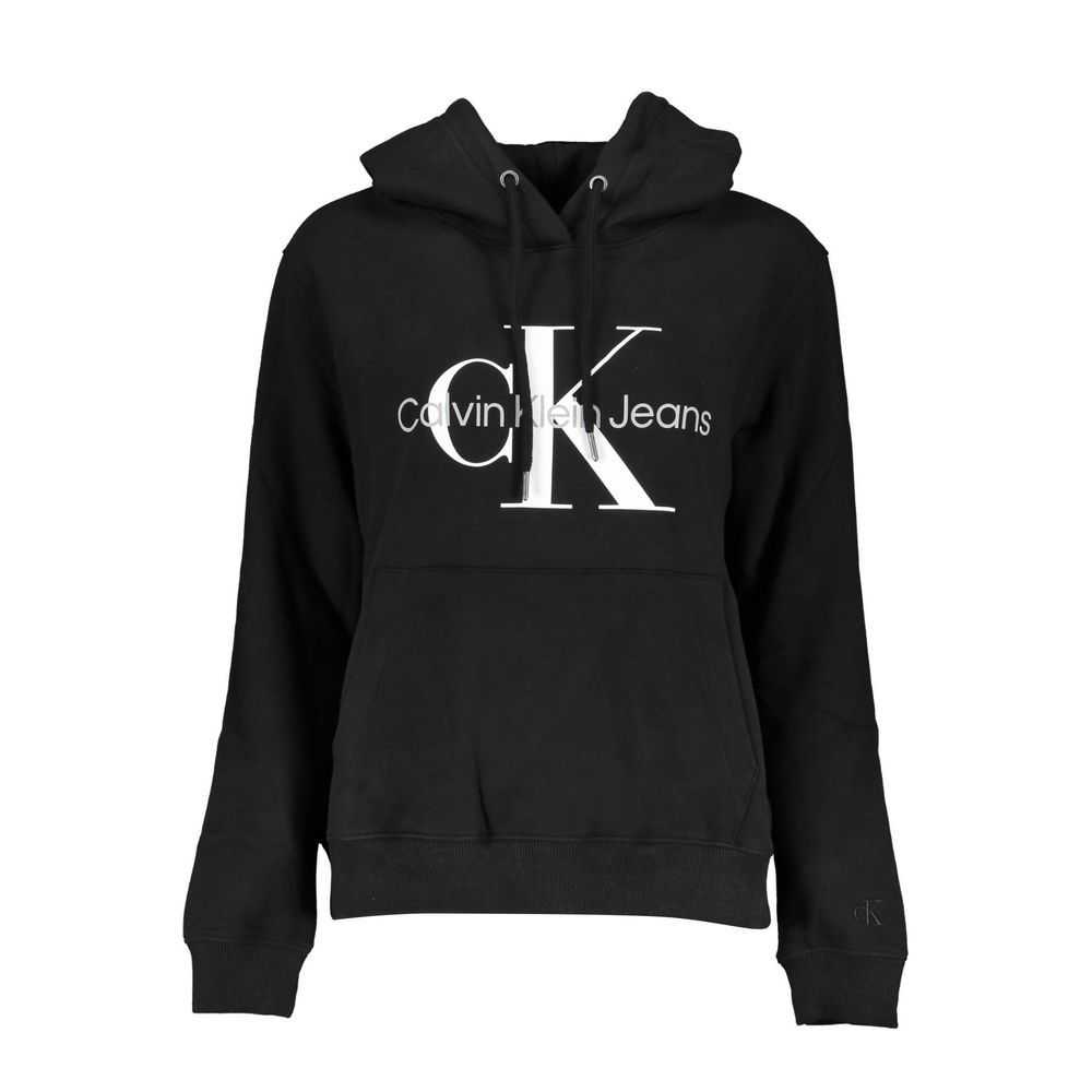 Pulover Calvin Klein negru din bumbac