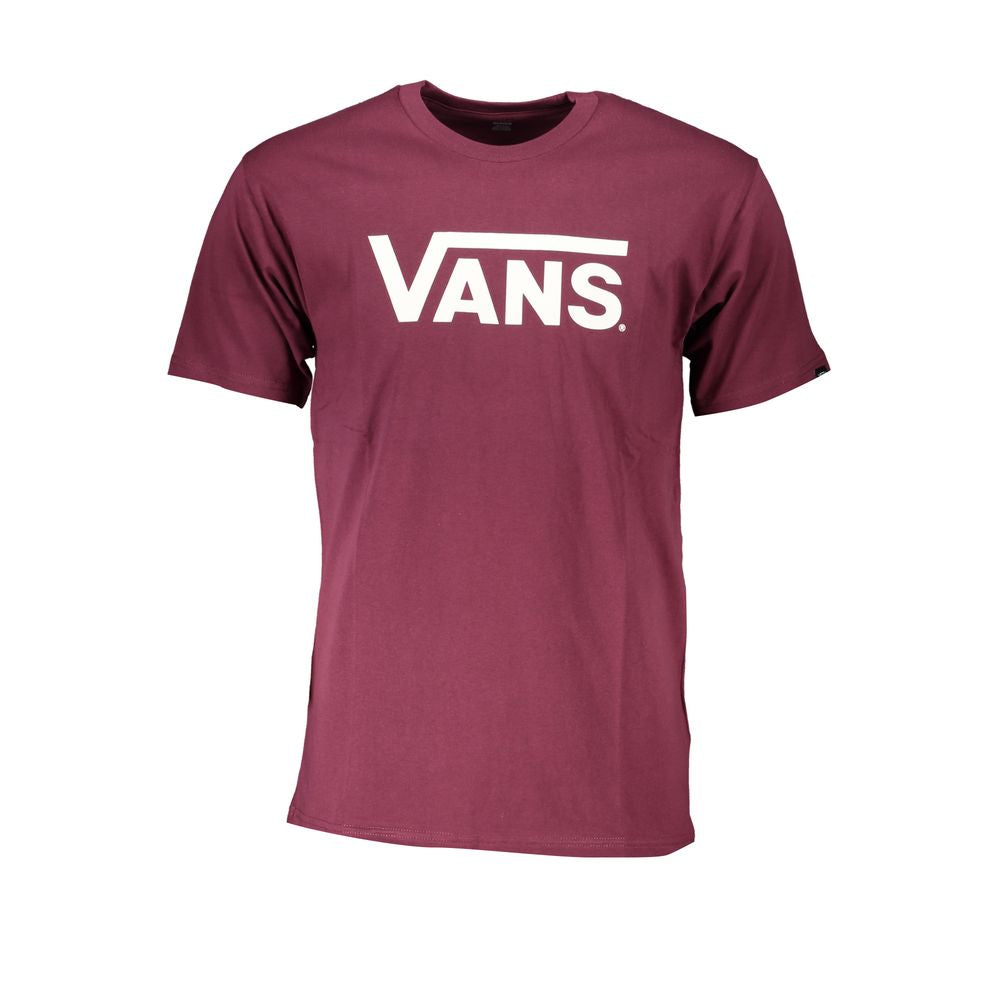 Lilafarbenes Baumwoll-T-Shirt von Vans