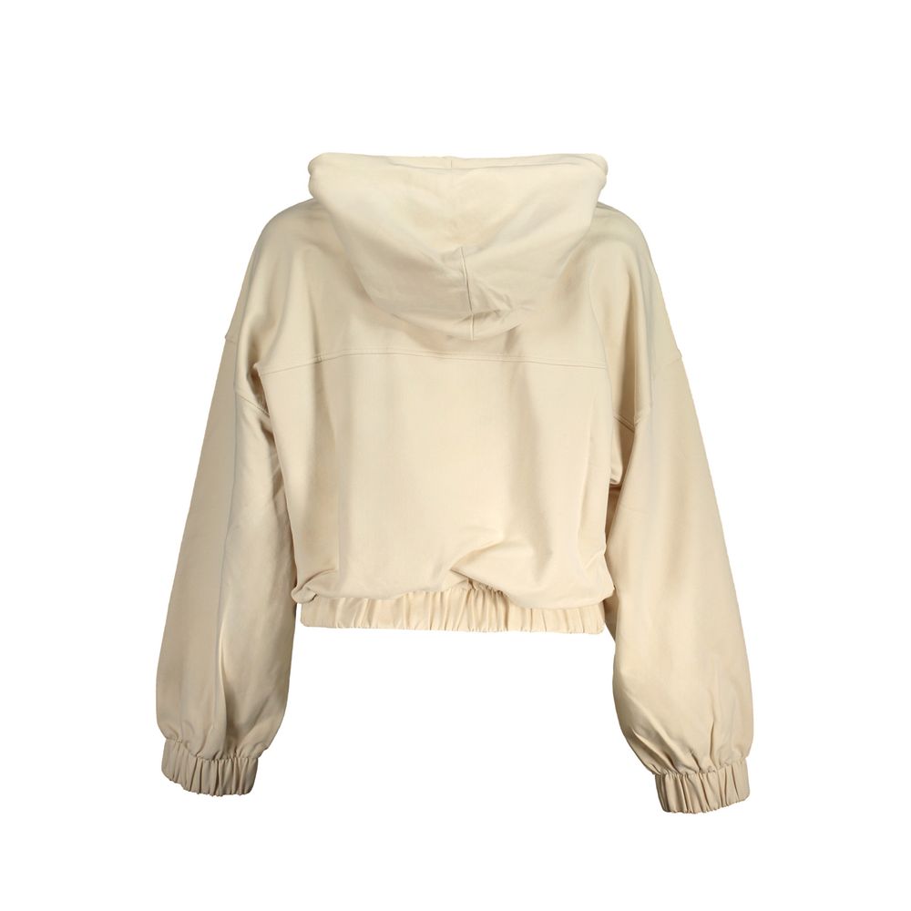 Pulover Tommy Hilfiger bej din bumbac
