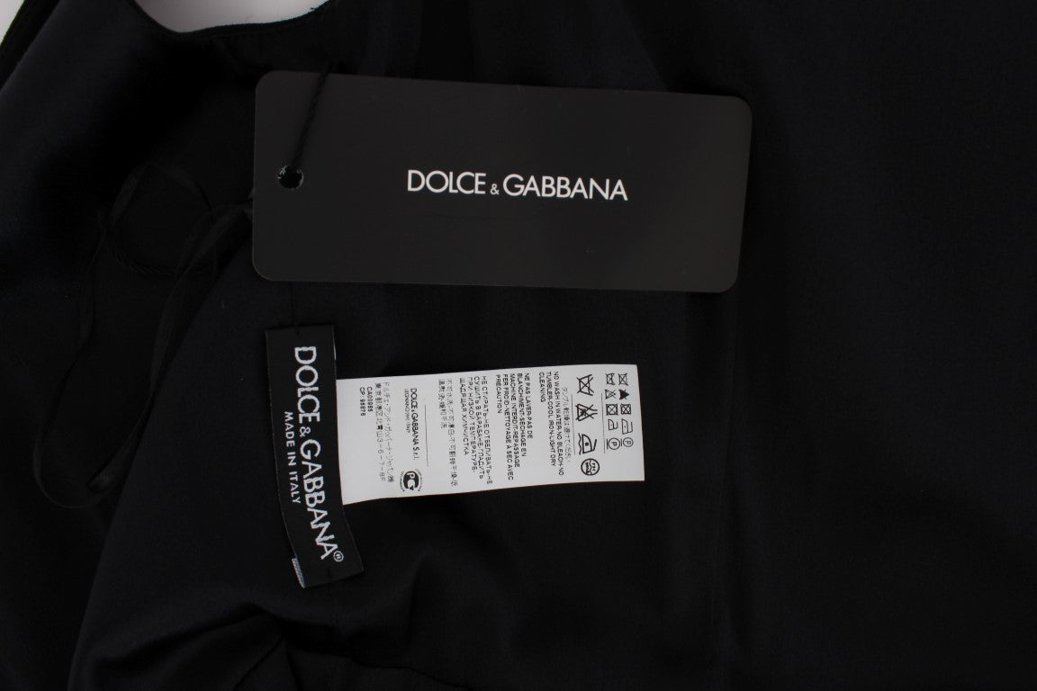 Dolce & Gabbana – Langes Etuikleid mit floraler Eleganz