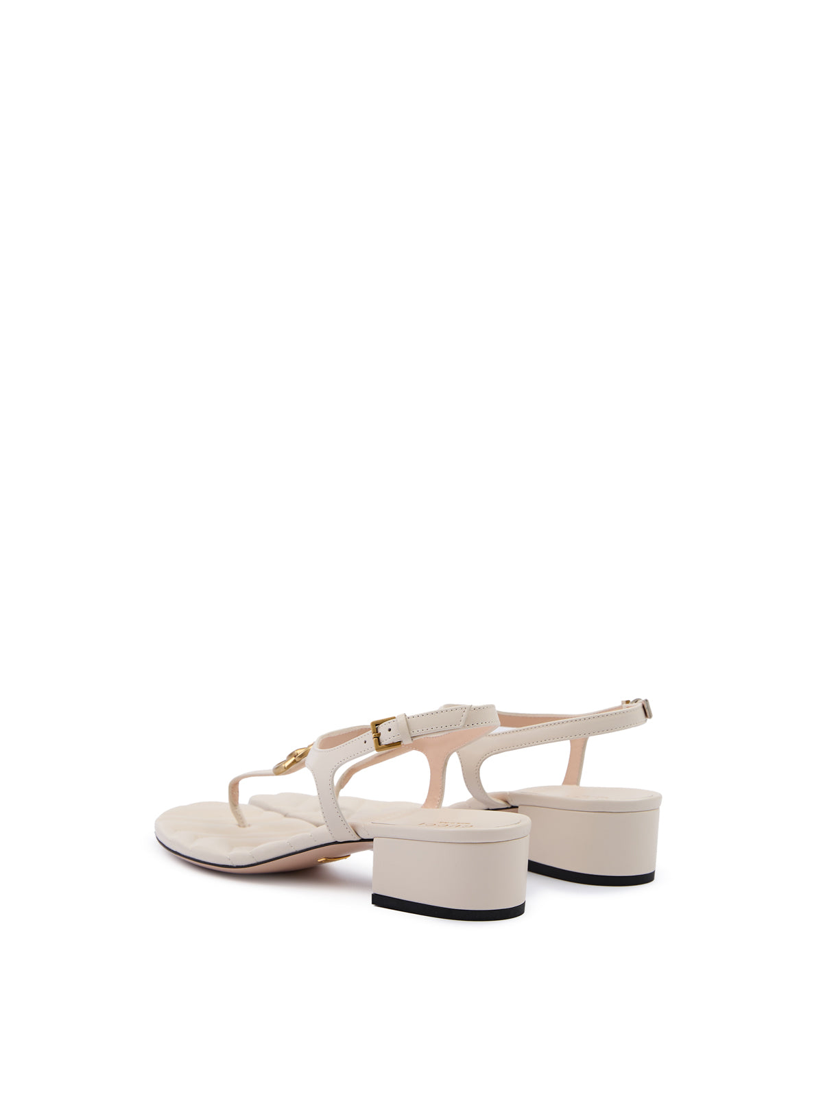 Sandale Gucci Mystic White Nappa Charlotte din piele