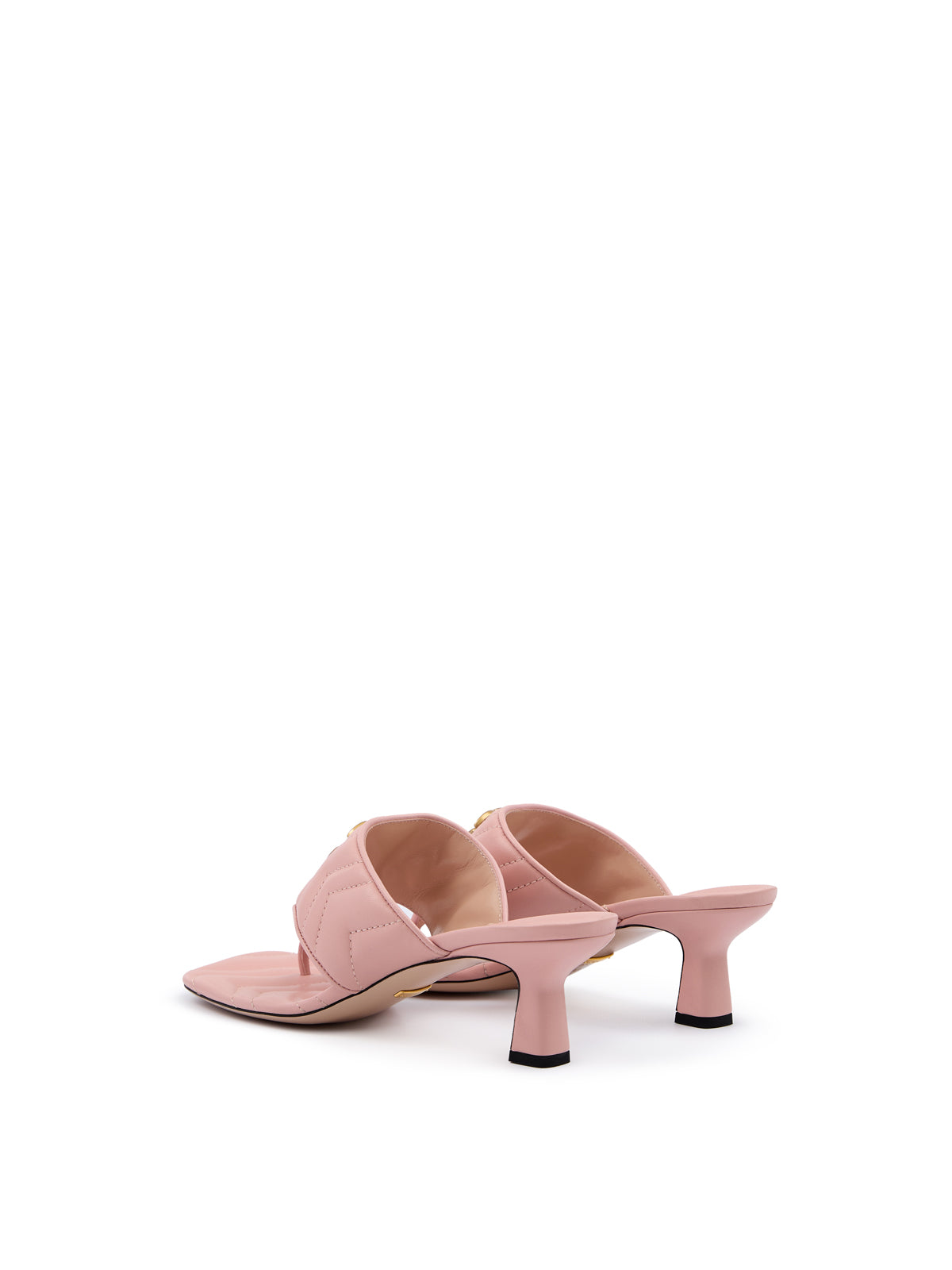 Sandale Gucci Mystic Pink Nappa Charlotte din piele