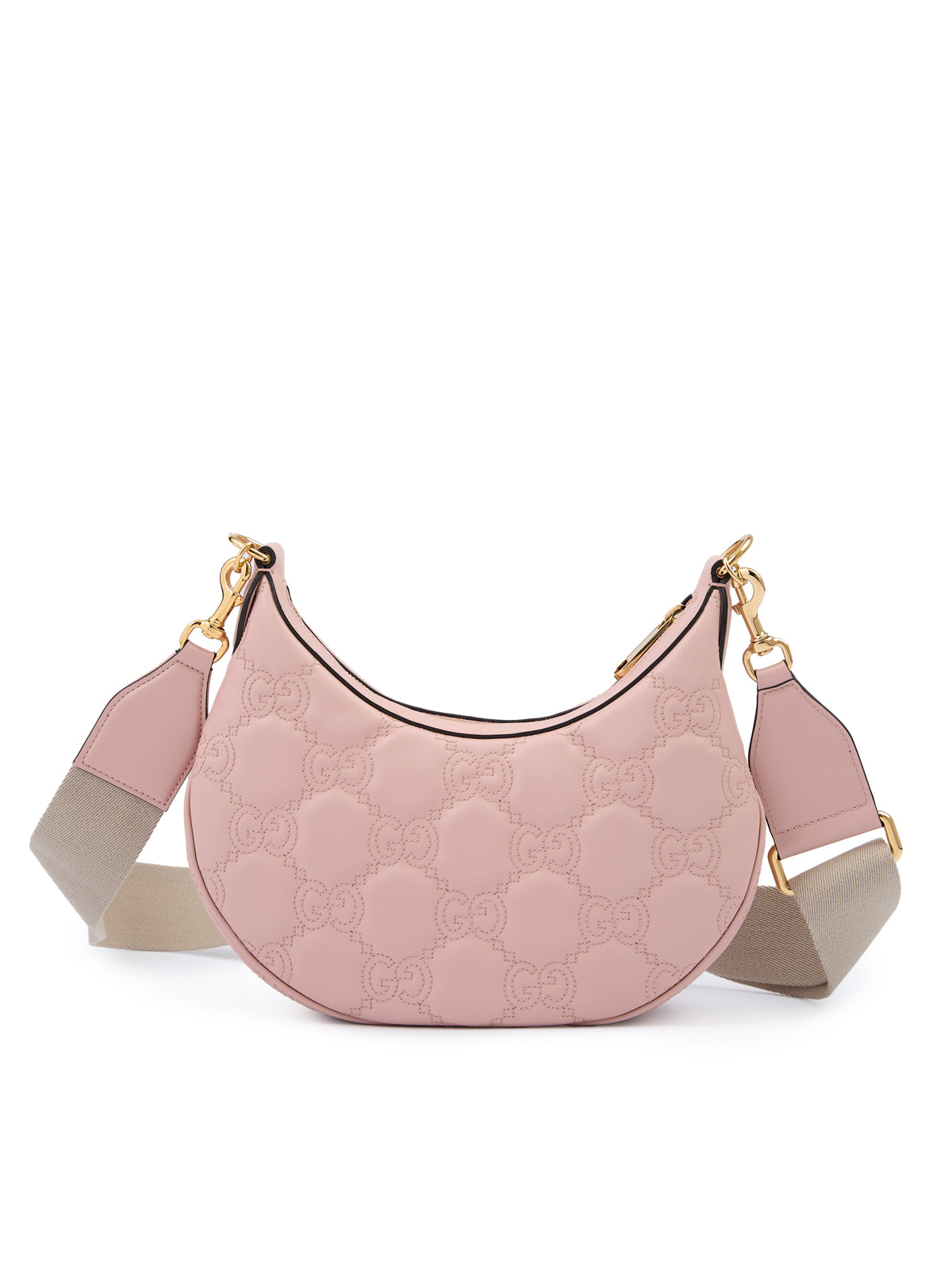 Gucci Hellrosa Leder-Umhängetasche