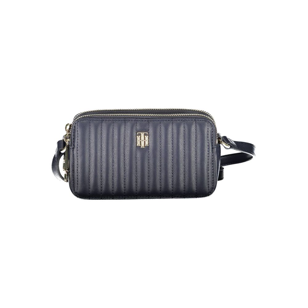 Tommy Hilfiger Damenhandtasche aus Polyethylen, Blau