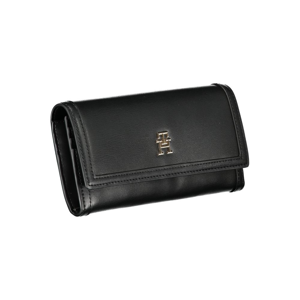 Portofel elegant negru cu două compartimente Tommy Hilfiger
