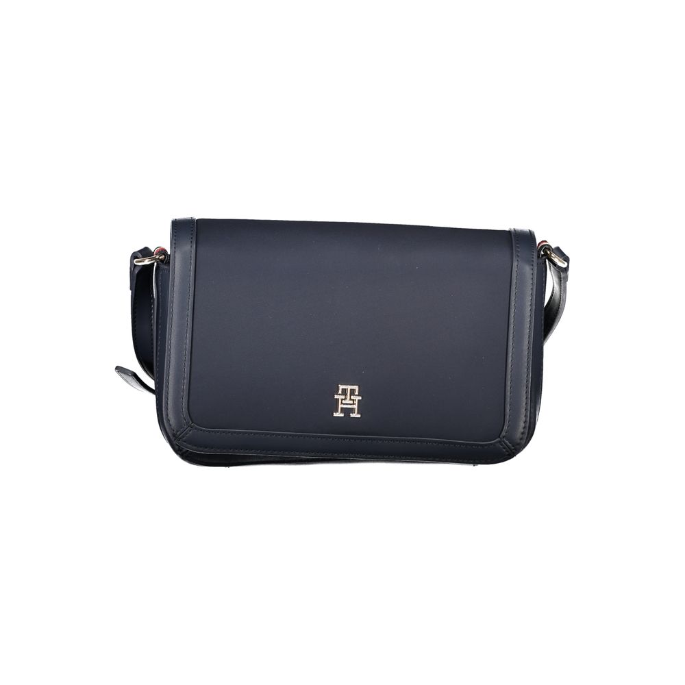Geantă de mână Tommy Hilfiger albastră din poliester