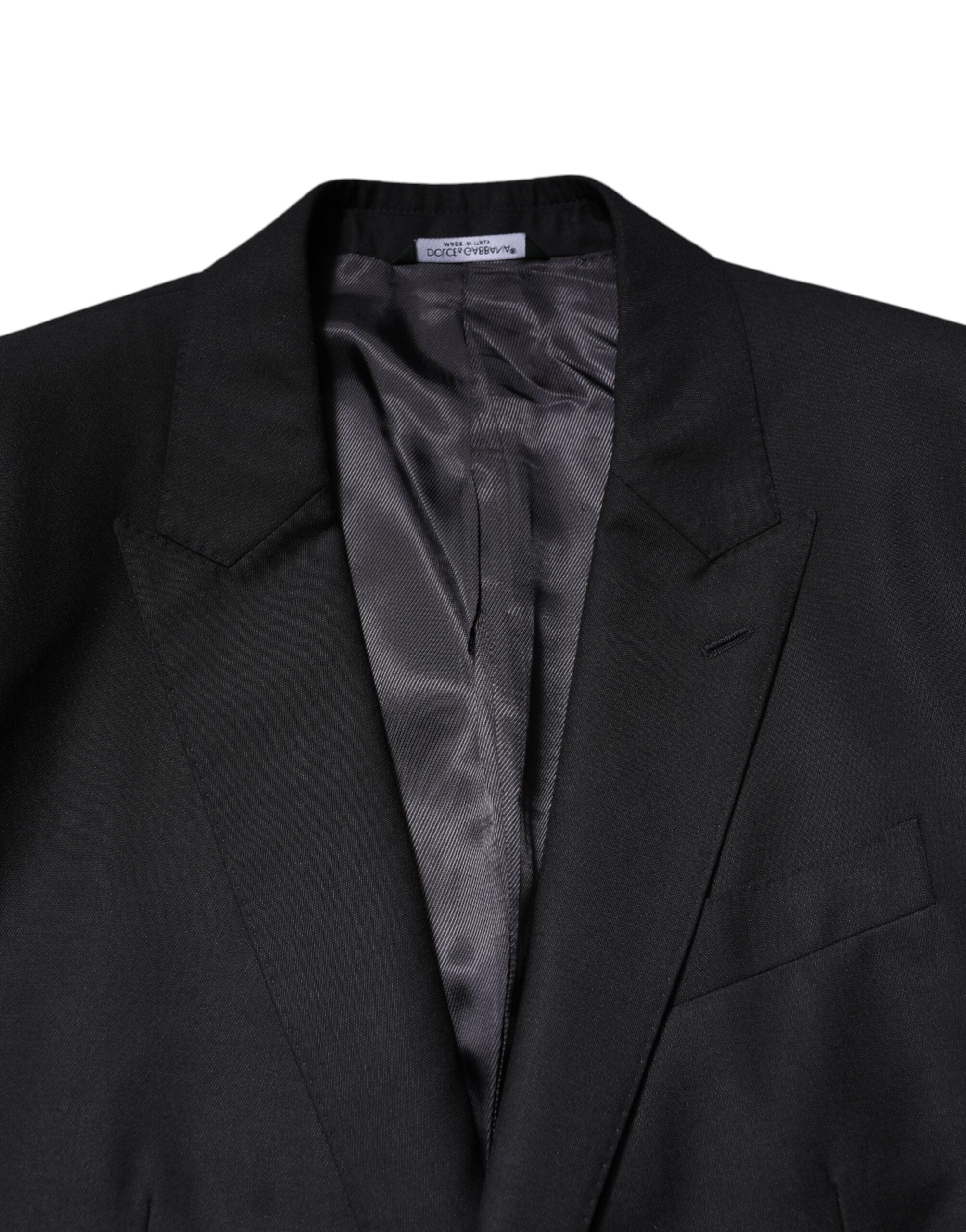 Dolce & Gabbana Dunkelblauer MARTINI Wollblazer-Mantel