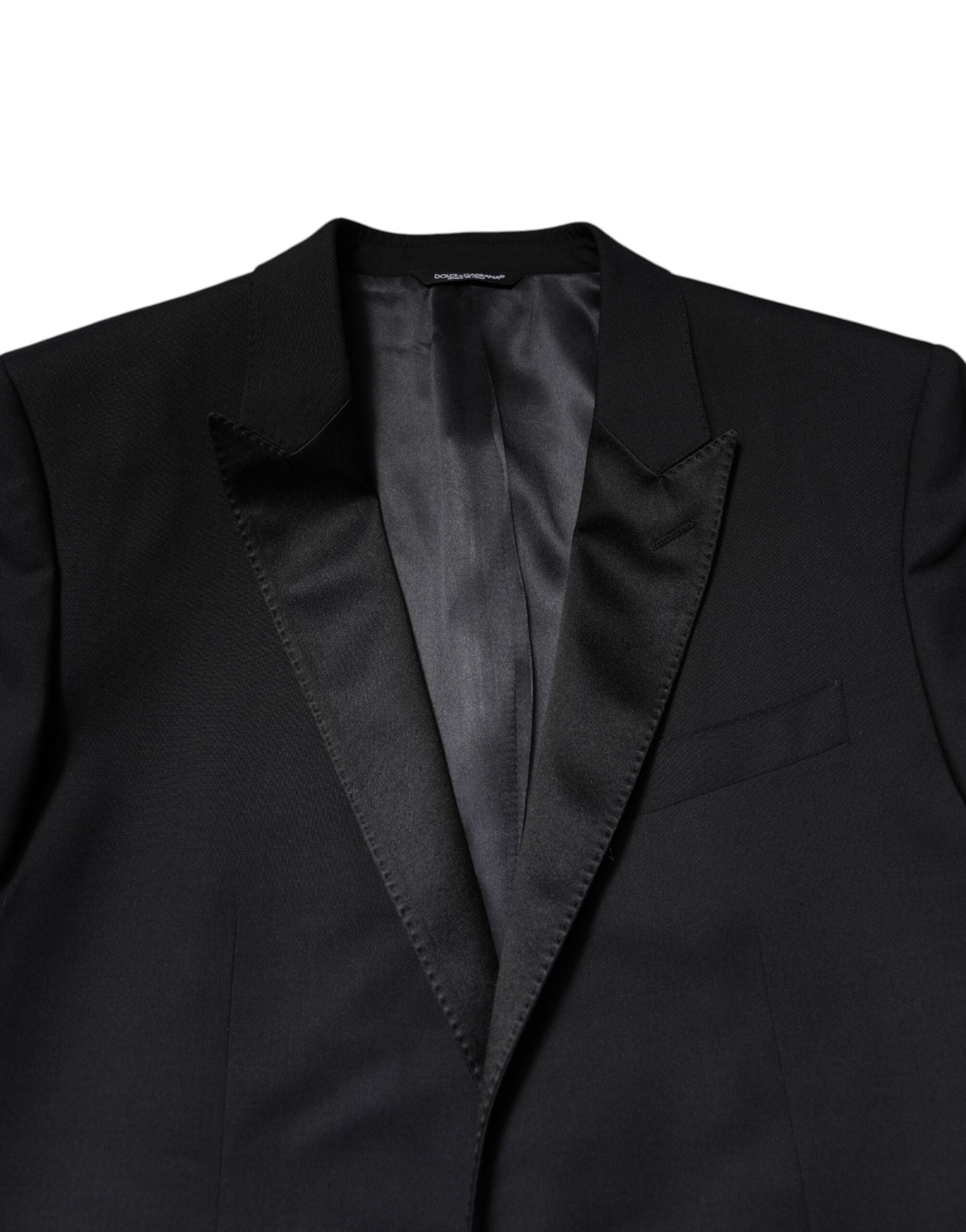 Dolce & Gabbana Dunkelblauer MARTINI Wollanzug 2-teilige Jacke