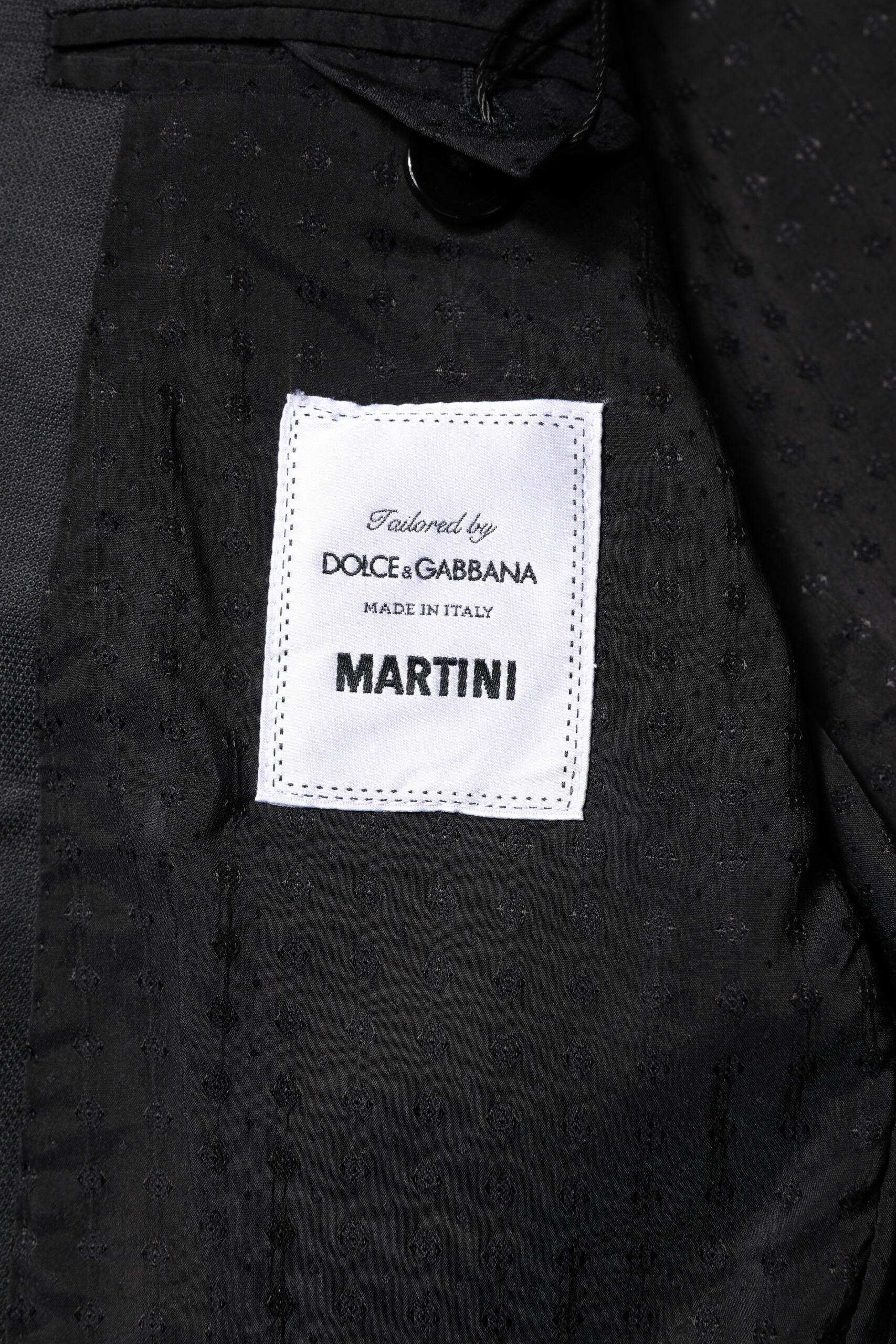 Dolce & Gabbana Dunkelgrauer MARTINI 2-teiliger einreihiger Anzug