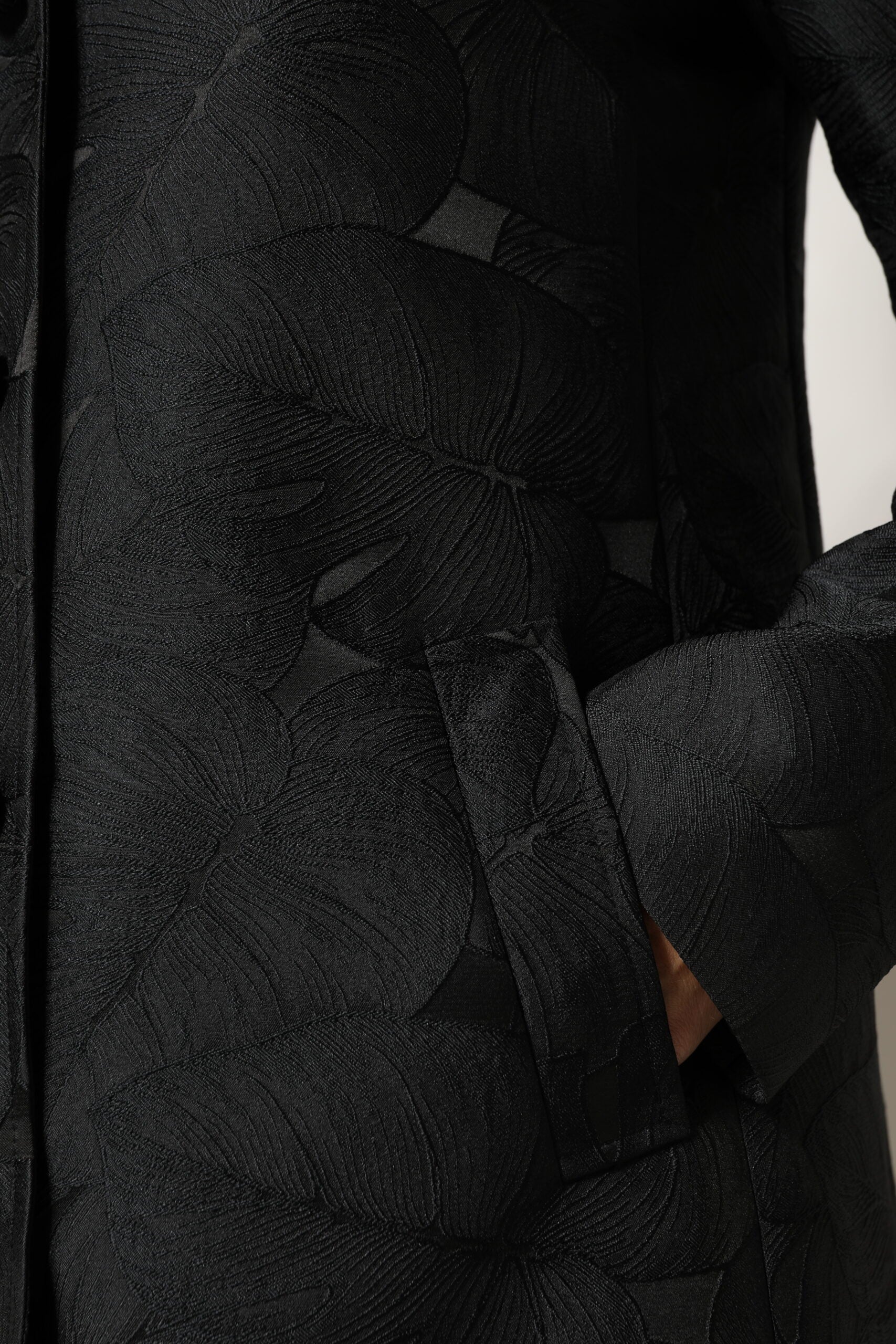 Dolce & Gabbana – Schwarze, einreihige Trenchcoat-Jacke