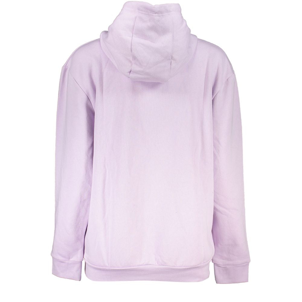 Lilafarbener Baumwollpullover von Cavalli Class