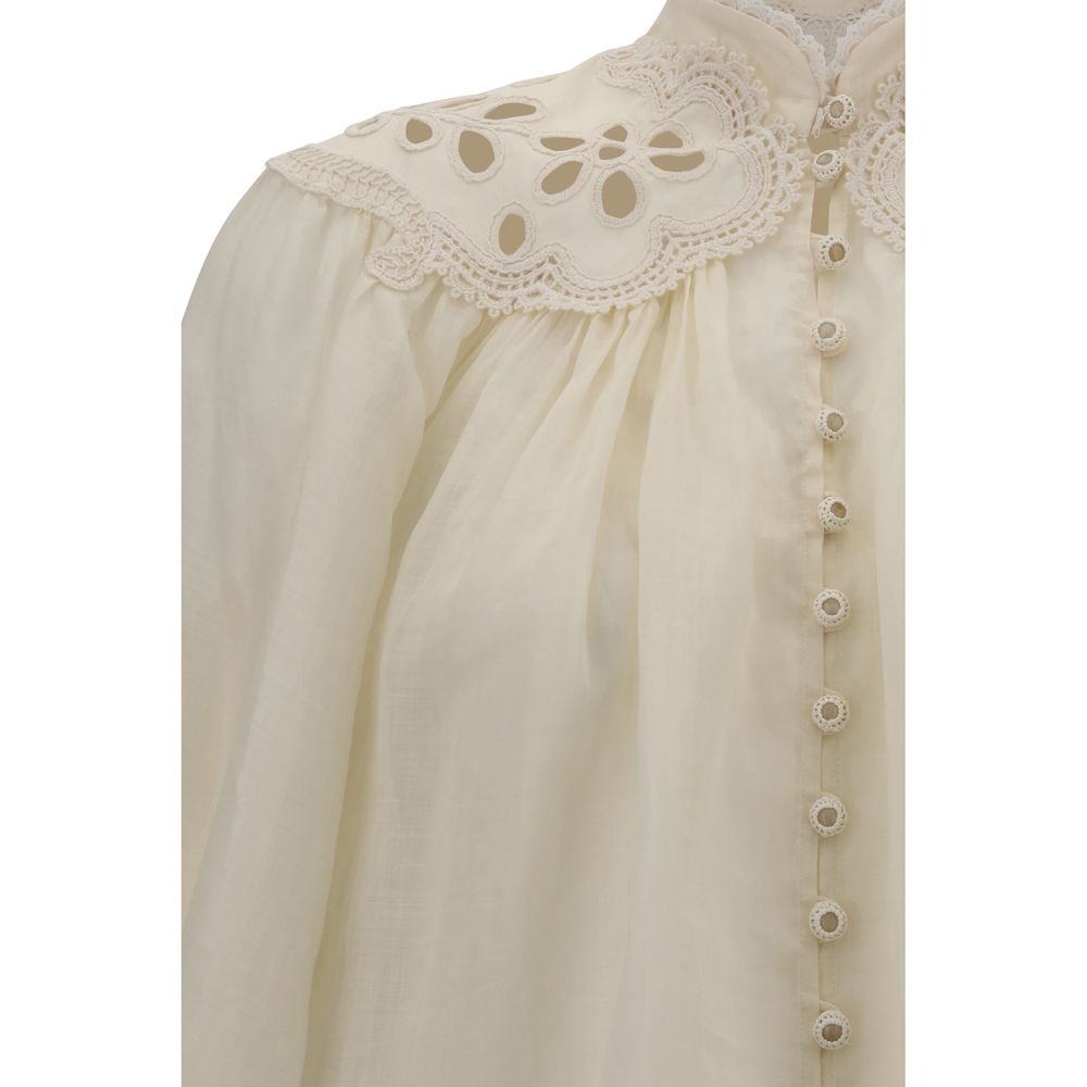 Zimmermann – Bestickte Coco-Bluse