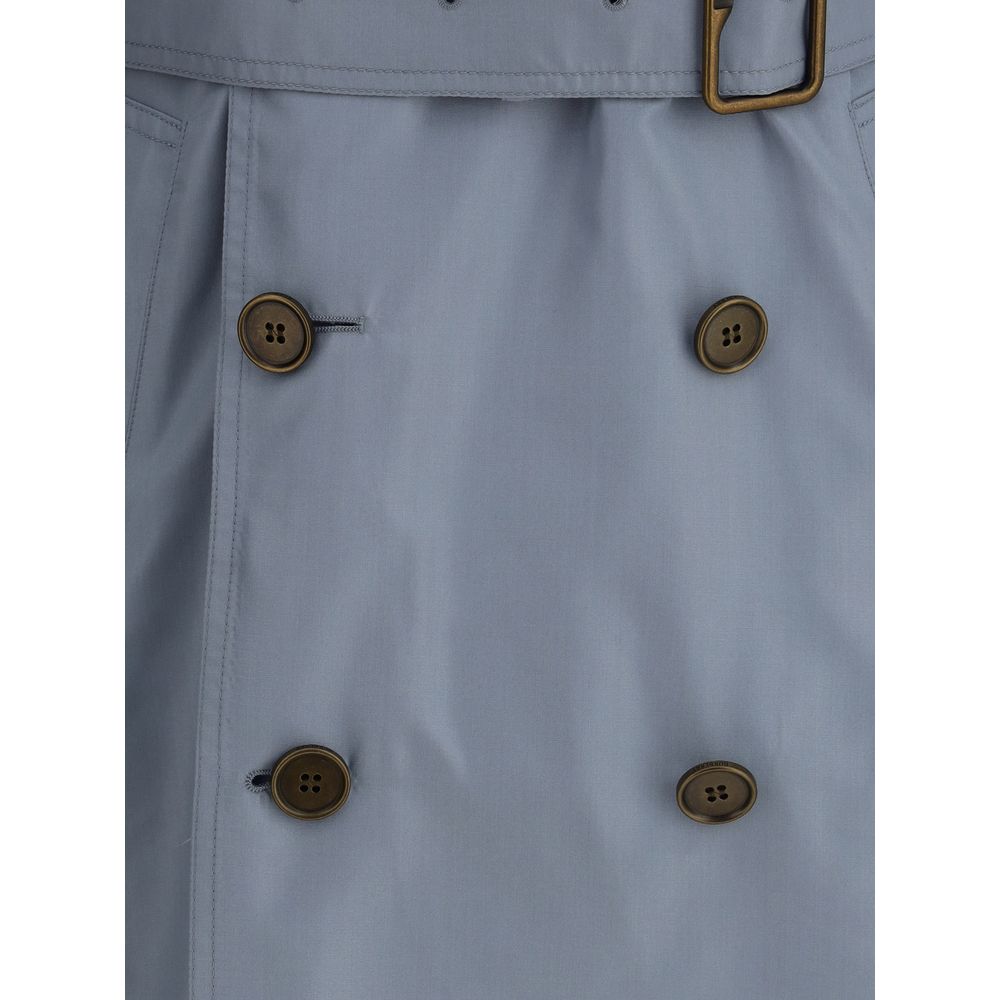 Burberry Langer Trenchcoat aus Seide