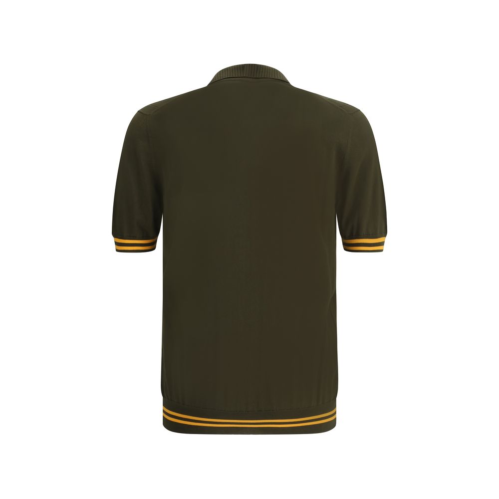 Tricou polo cu nervuri Kiton