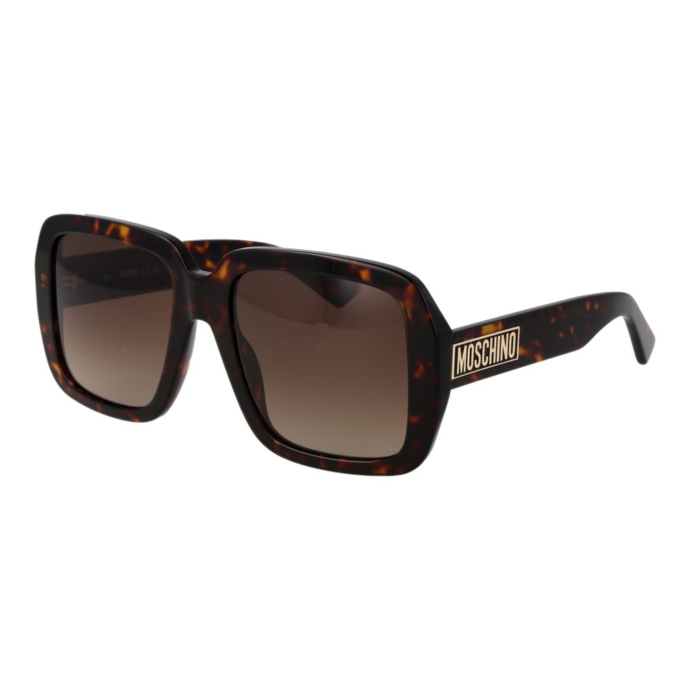 Ochelari de soare Moschino maro pentru femei