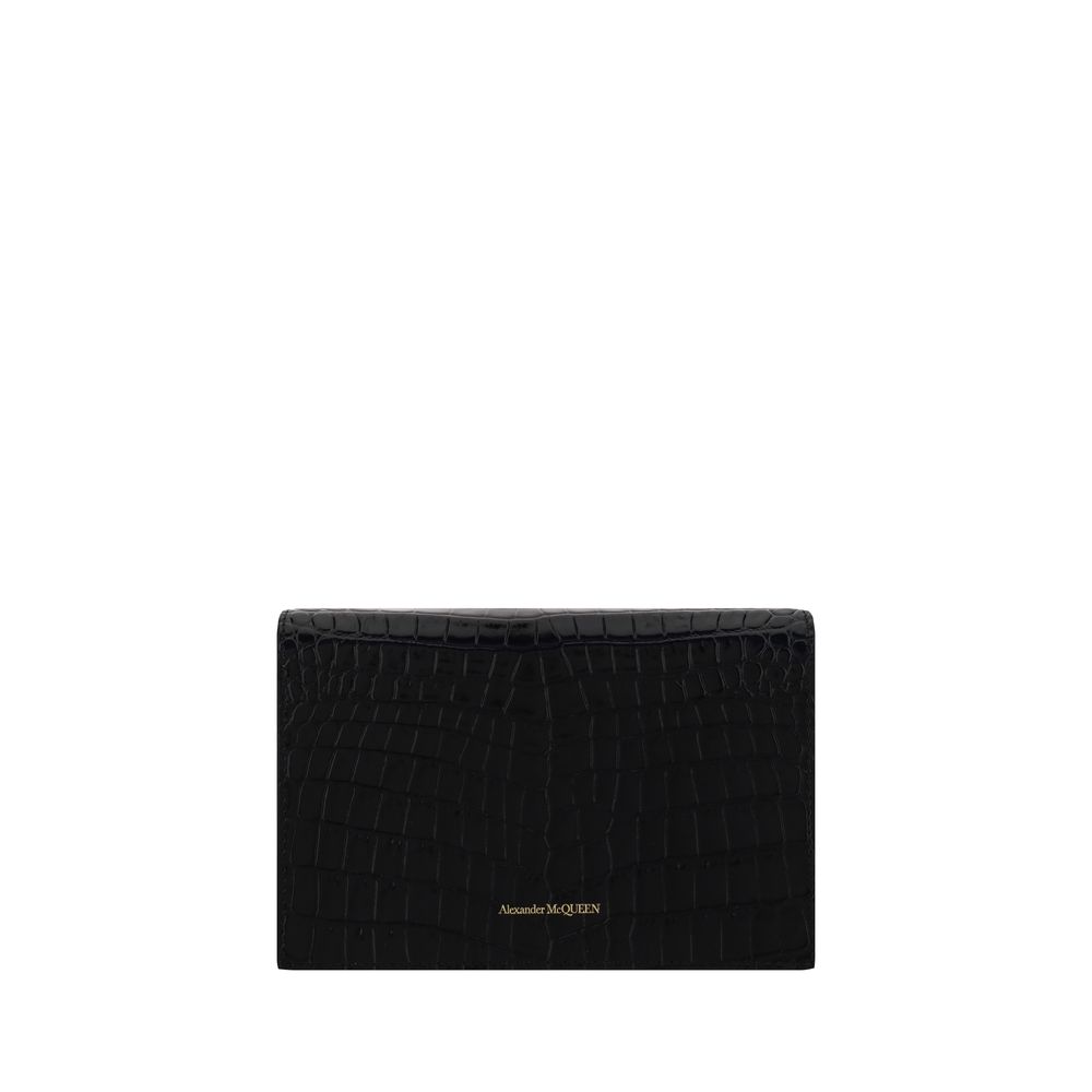 Geantă de umăr mini cu craniu Alexander McQueen