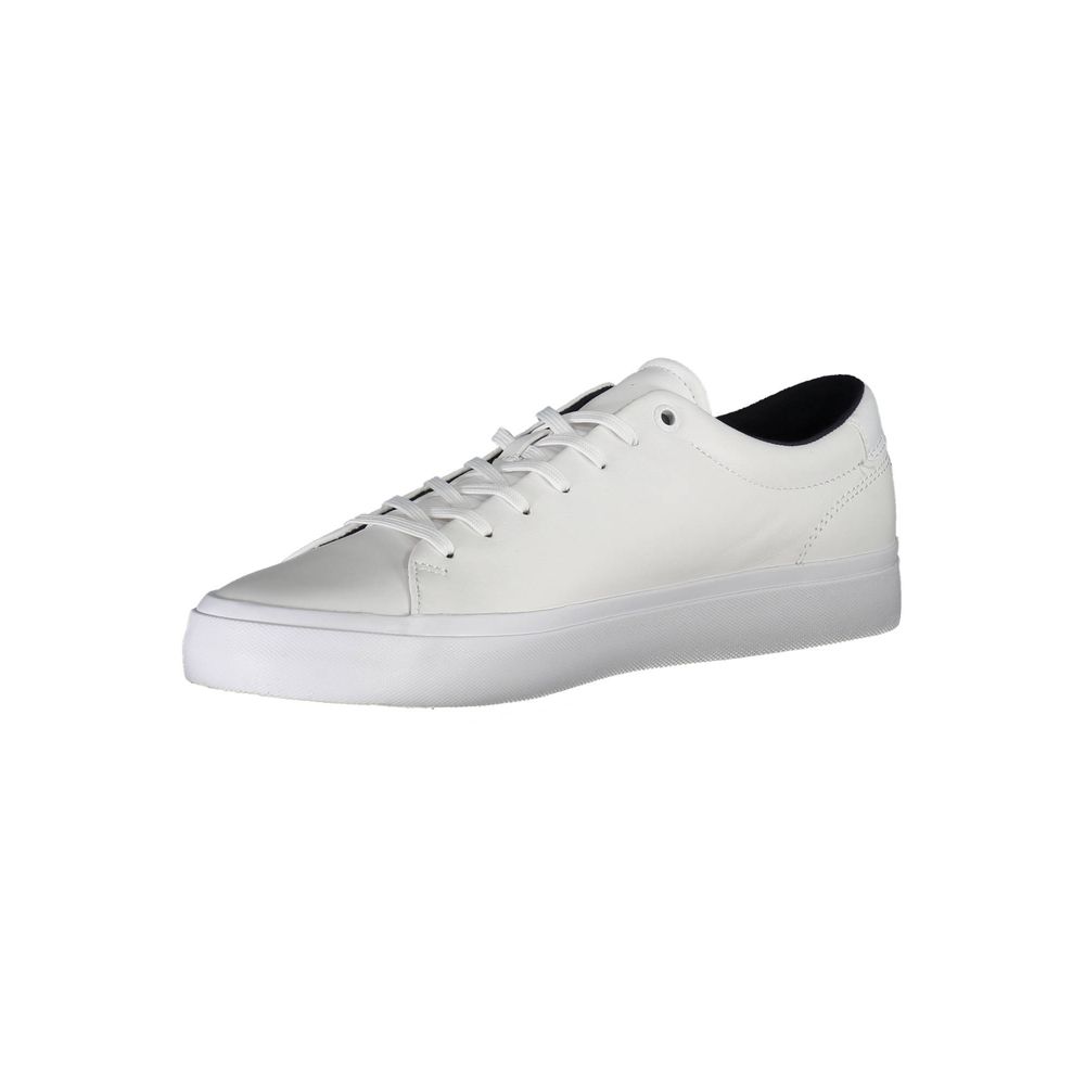 Pantofi sport Tommy Hilfiger din piele albă pentru bărbați