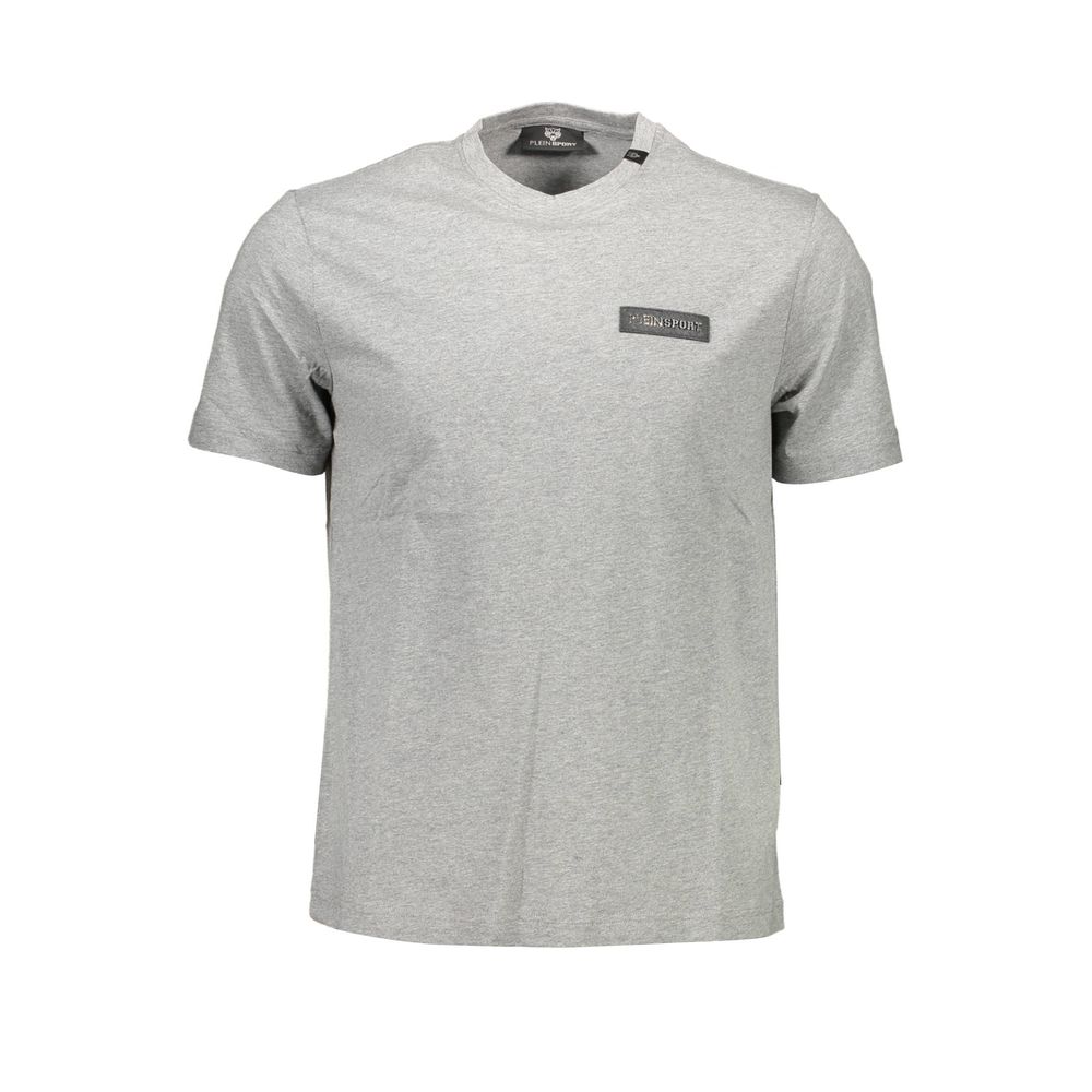 Tricou bărbătesc Plein Sport gri din bumbac