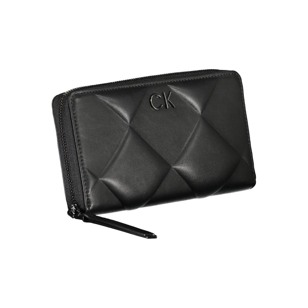 Portofel elegant Calvin Klein Sleek negru cu blocare RFID - Accesoriu elegant