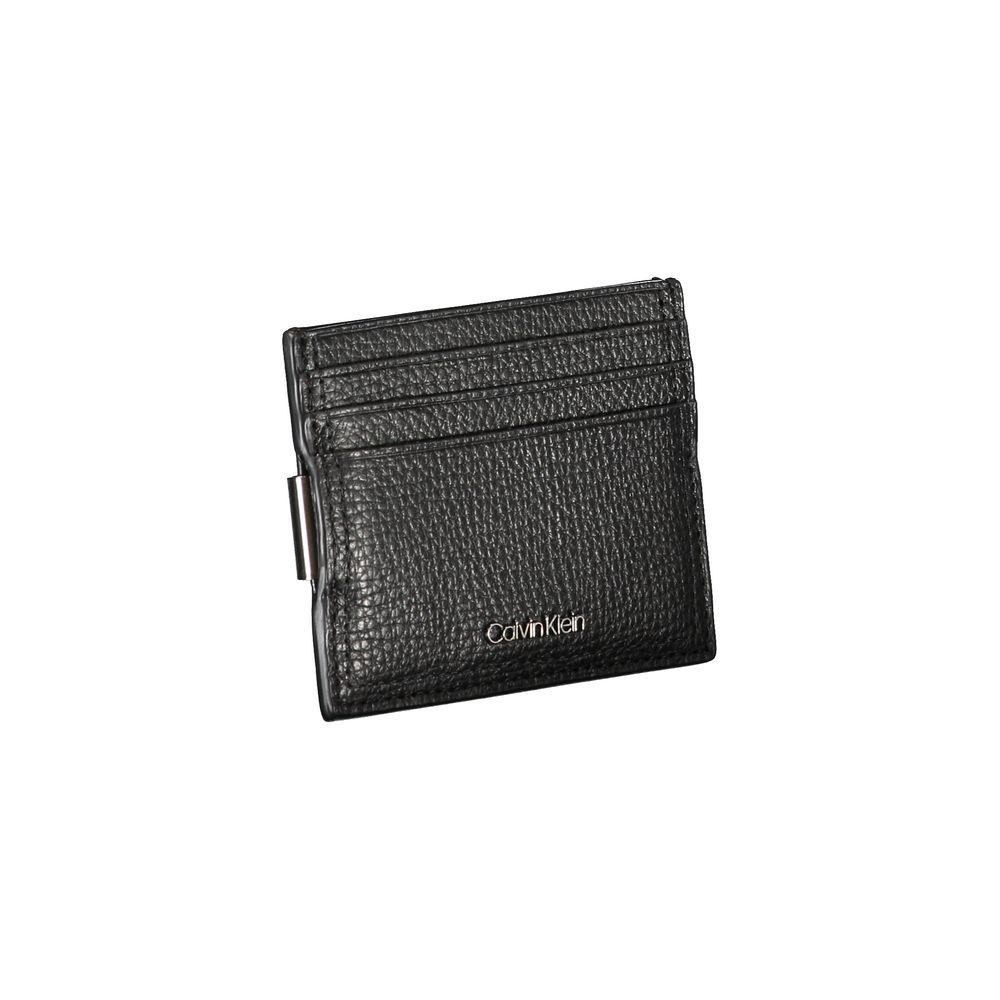 Calvin Klein – Elegantes Kartenetui aus Leder mit Geldklammer