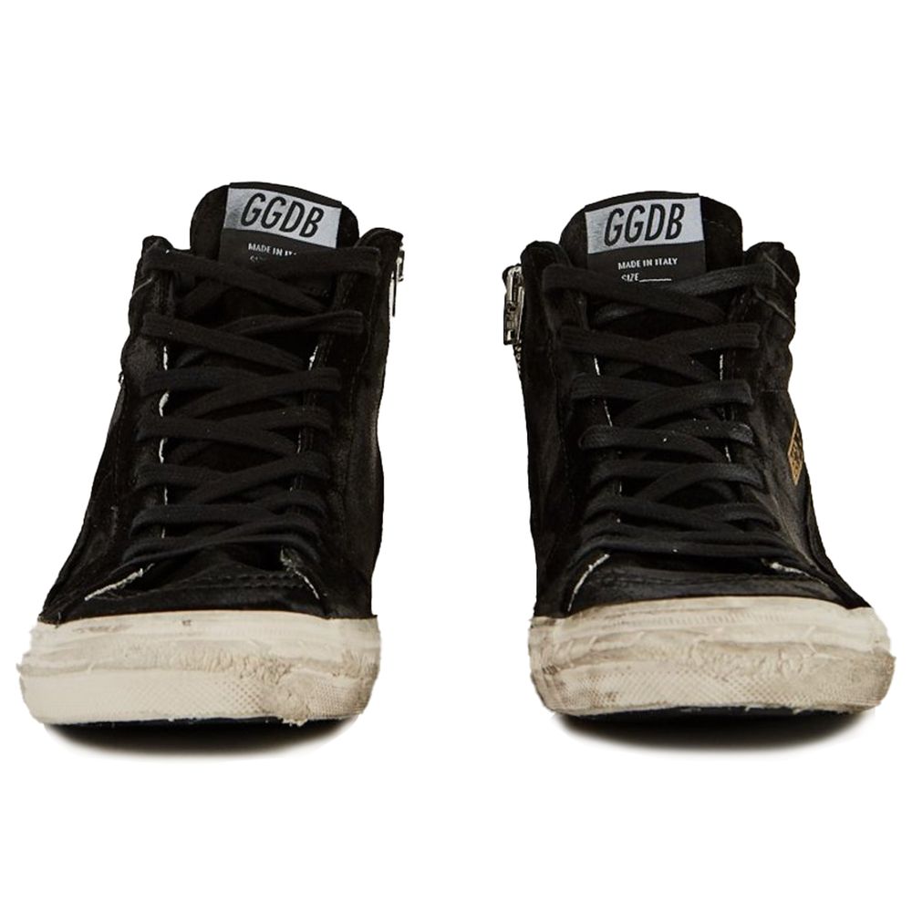 Tenișor Golden Goose din piele de vițel negru