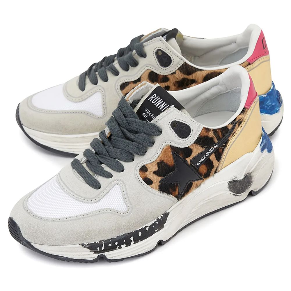 Golden Goose Mehrfarbiger Sneaker aus Kalbsleder
