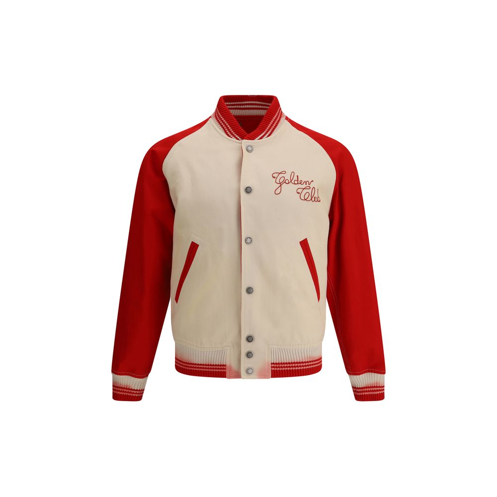 Golden Goose bestickte Bomberjacke
