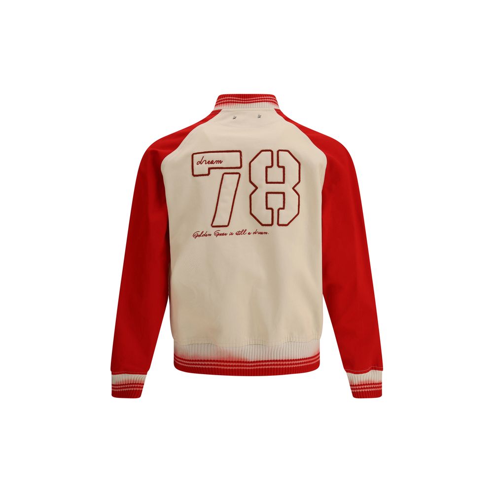 Golden Goose bestickte Bomberjacke
