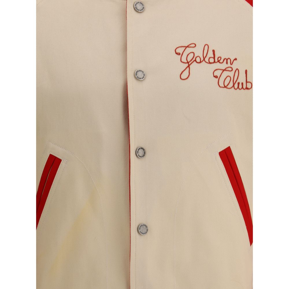 Golden Goose bestickte Bomberjacke