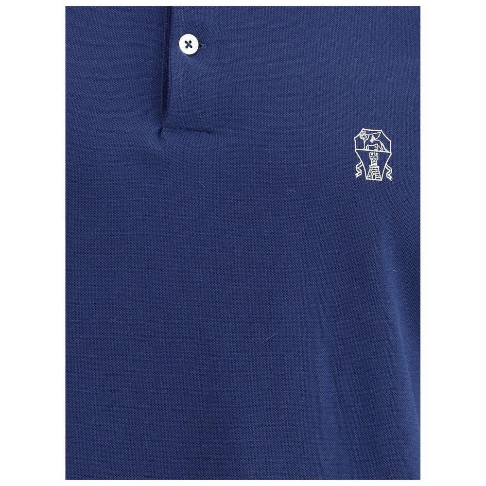 Poloshirt mit Logo von Brunello Cucinelli