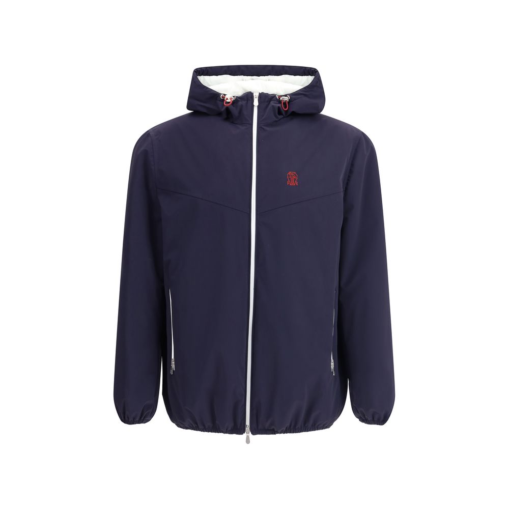 Brunello Cucinelli Wasserdichte Kapuzenjacke