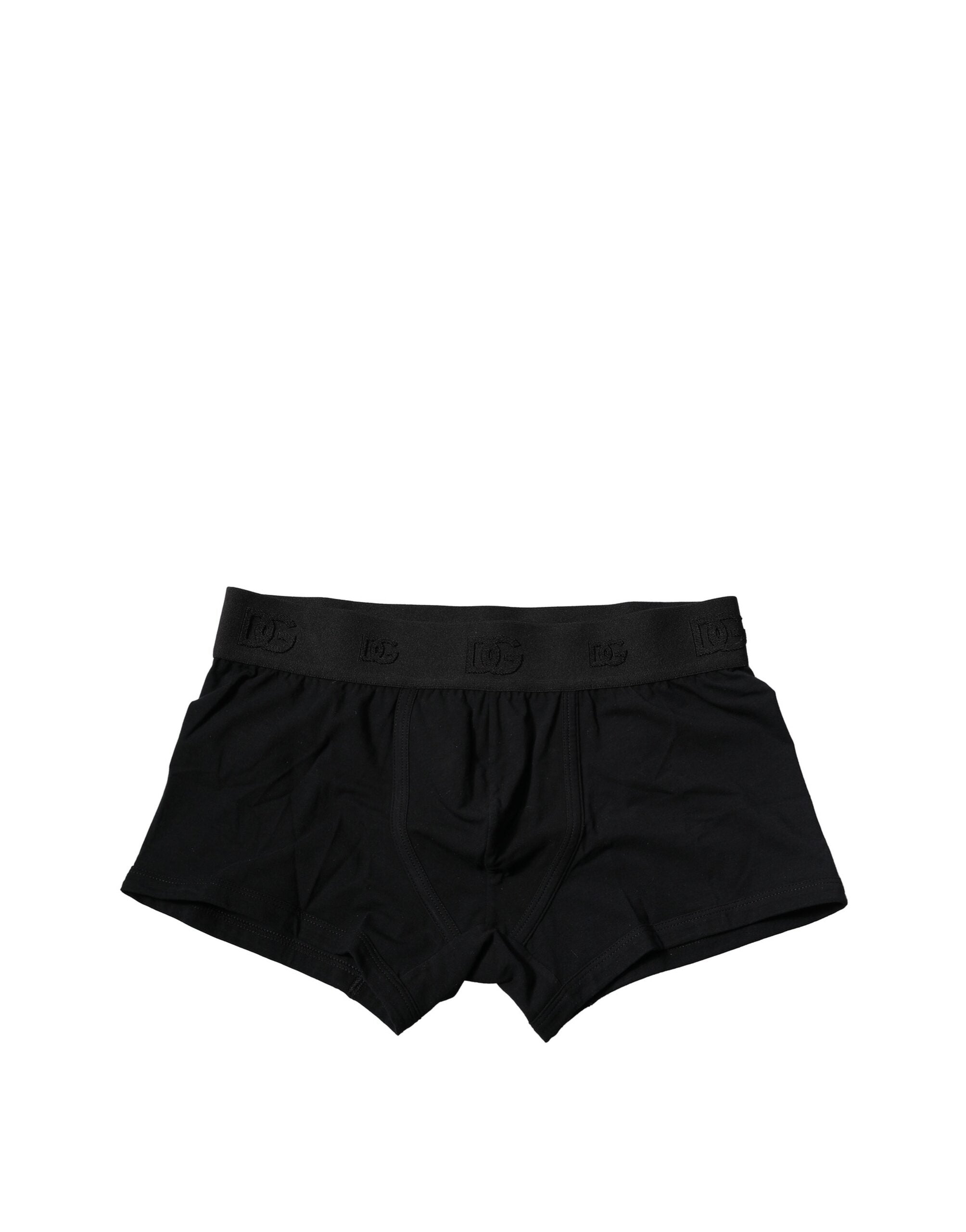 Lenjerie intimă boxer Dolce & Gabbana neagră din bumbac elastic