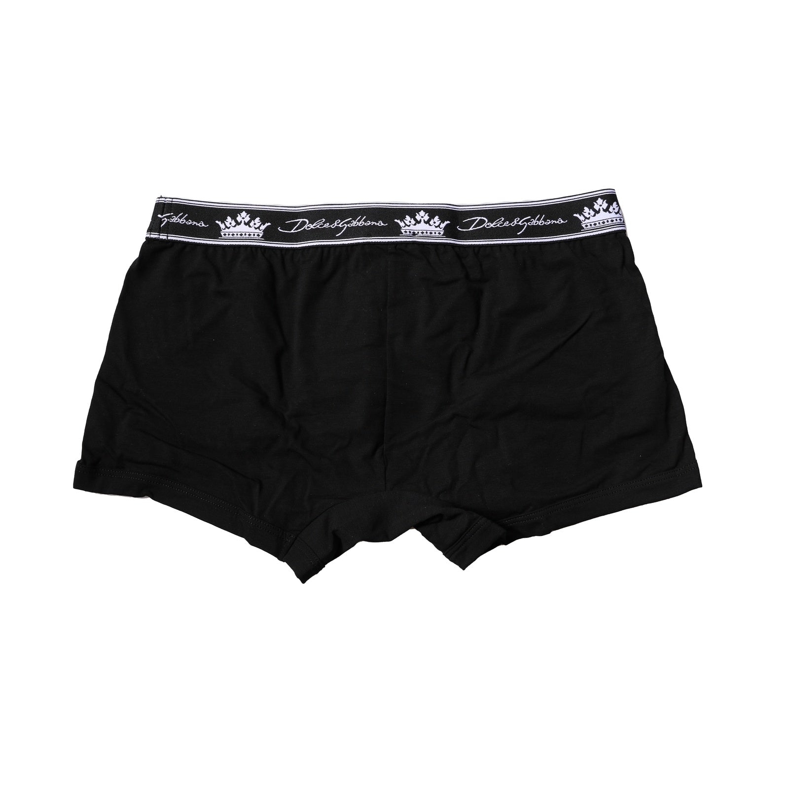 Lenjerie intimă boxer Dolce & Gabbana neagră din bumbac elastic