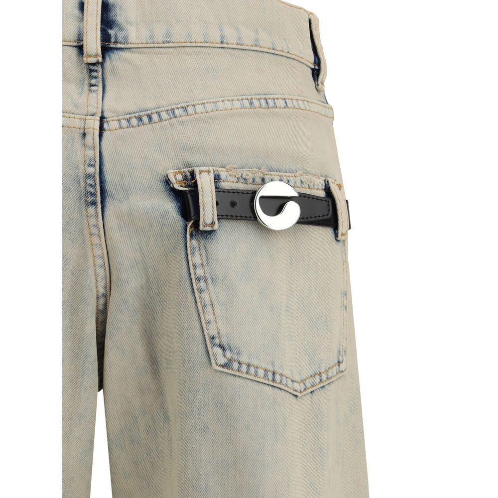 Coperni Boyfriendjeans mit Umschlag