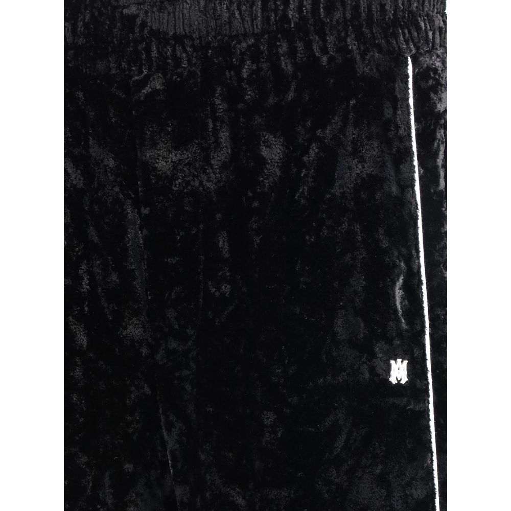 Pantaloni de trening Amiri din catifea