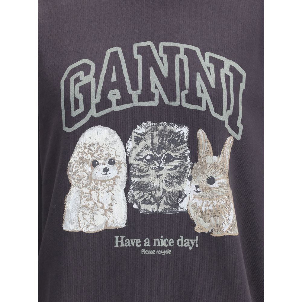 Ganni Puppies Kapuzenpullover