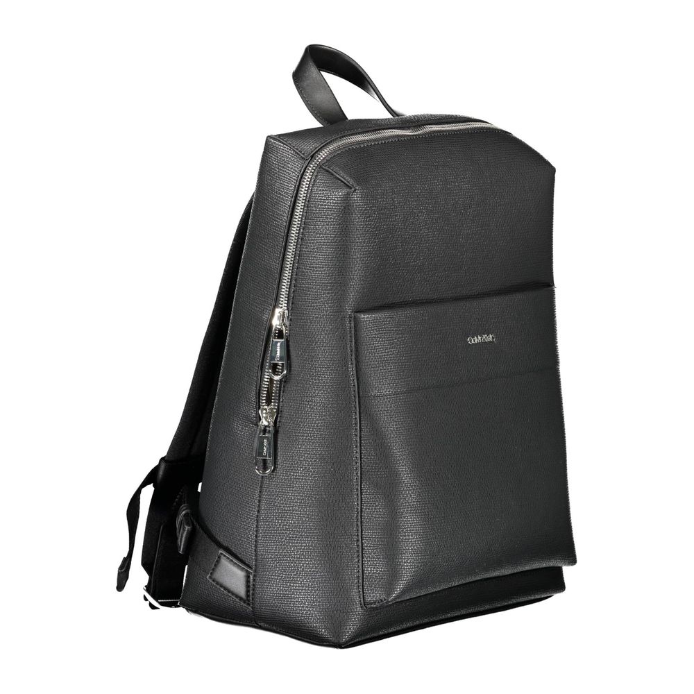 Calvin Klein Schwarzer Polyester Herren Rucksack