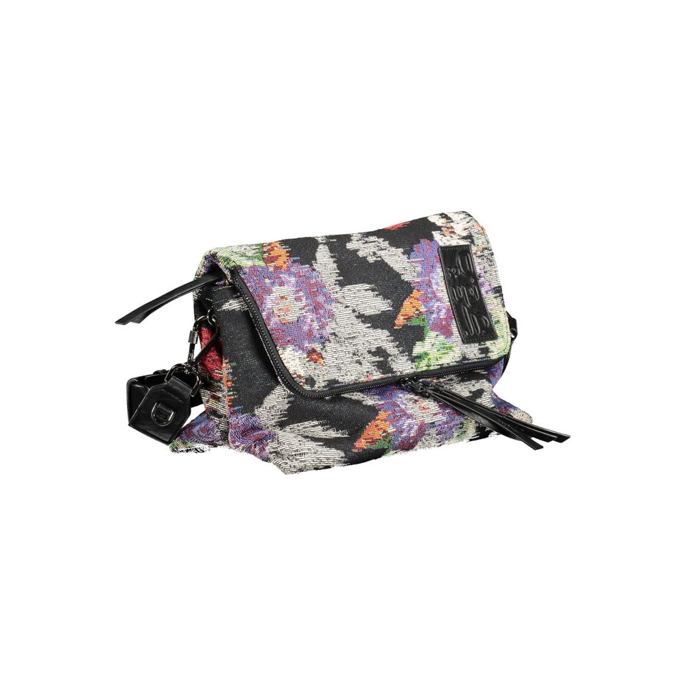 Desigual Schwarze Polyester-Damenhandtasche