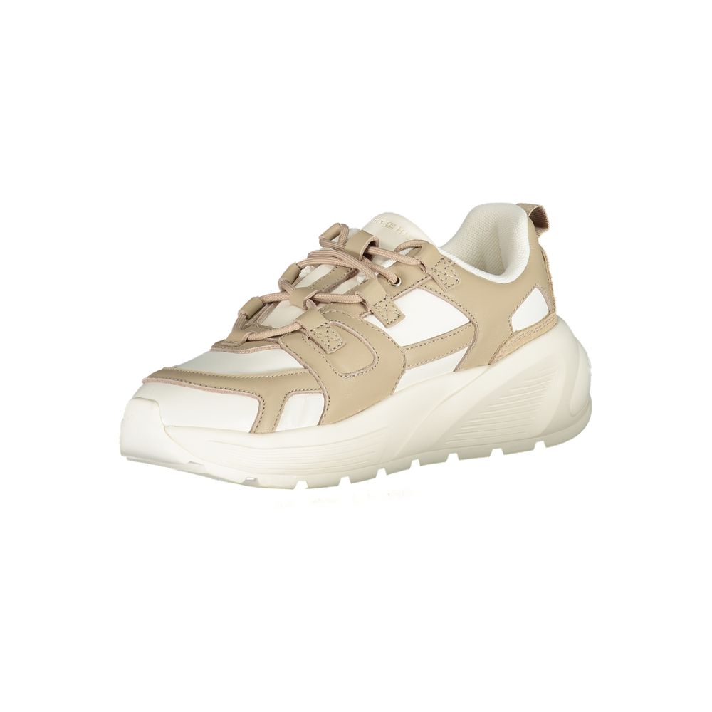 Tommy Hilfiger – Weiße Polyethylen-Sneaker für Damen