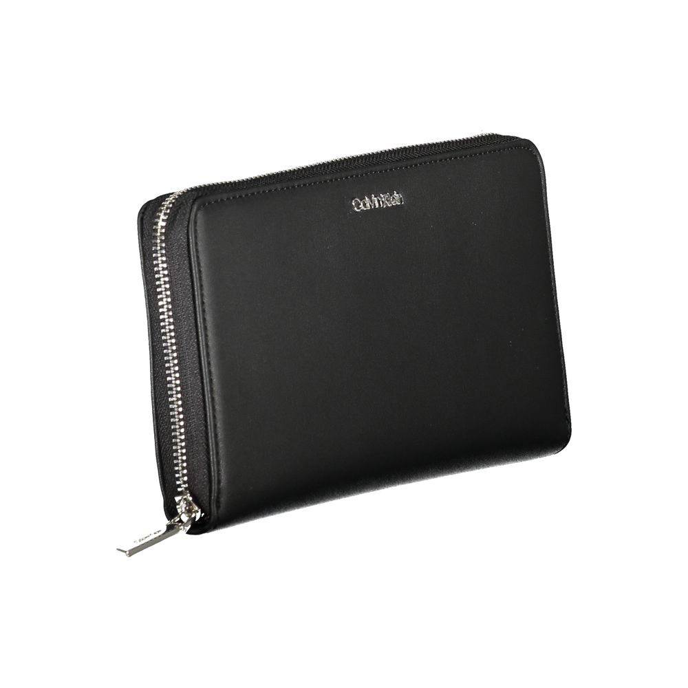 Portofel Calvin Klein negru din poliester