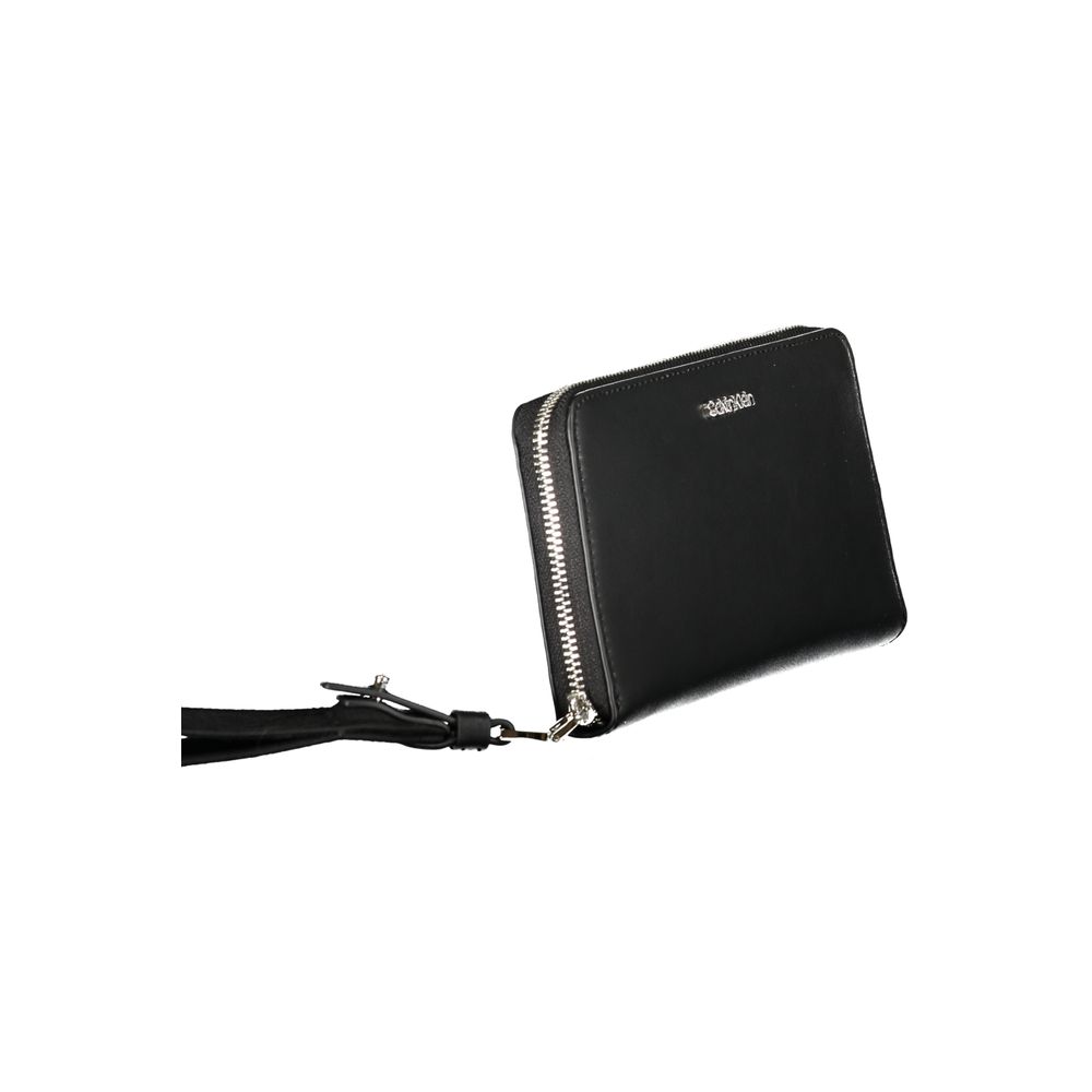 Calvin Klein – Schwarze Polyethylen-Geldbörse