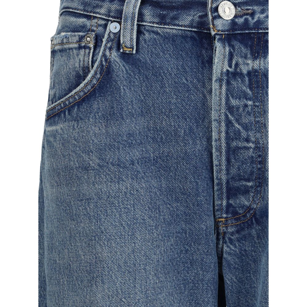 Citizens of Humanity Light Blue Cotton High-Waisted Jean