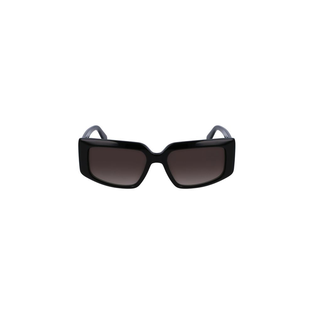 Liu Jo – Schwarze Sonnenbrille aus Kalbshaar