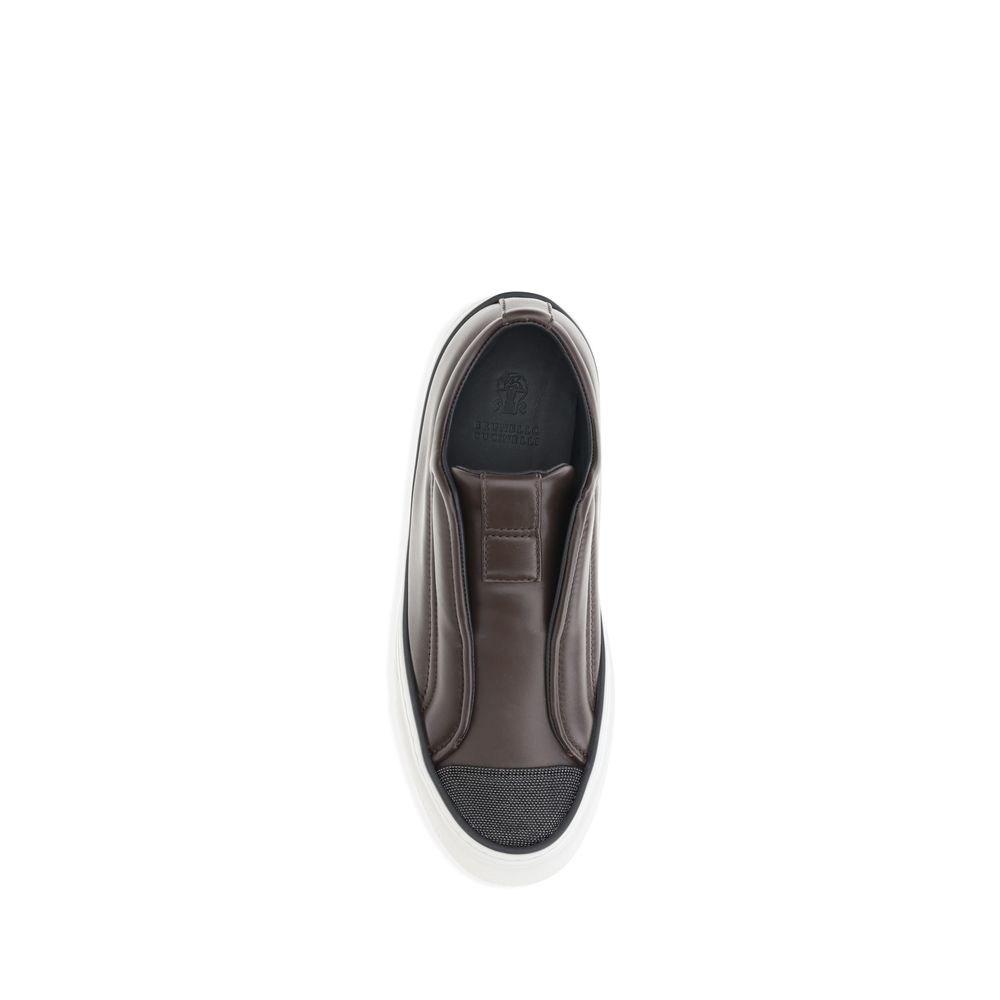 Teniși fără slip-on Brunello Cucinelli