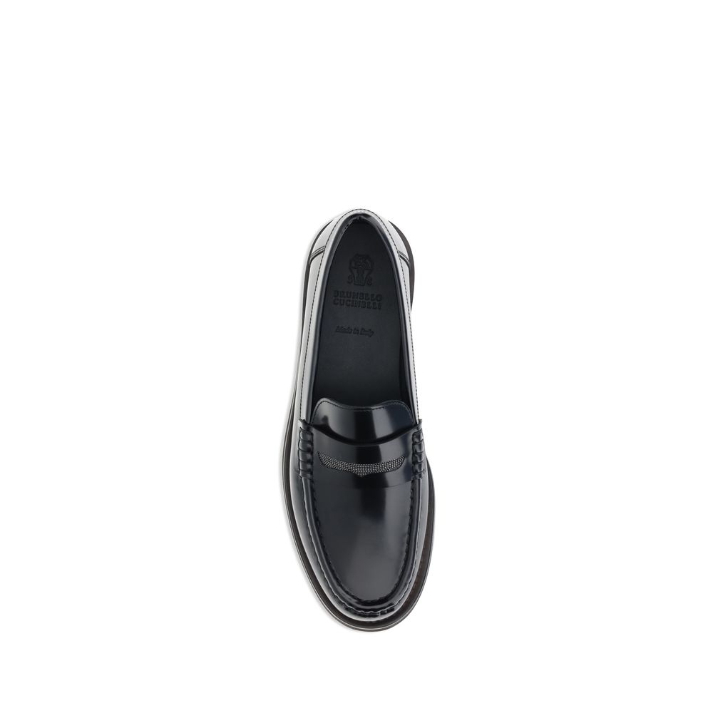 Brunello Cucinelli Leder-Loafer
