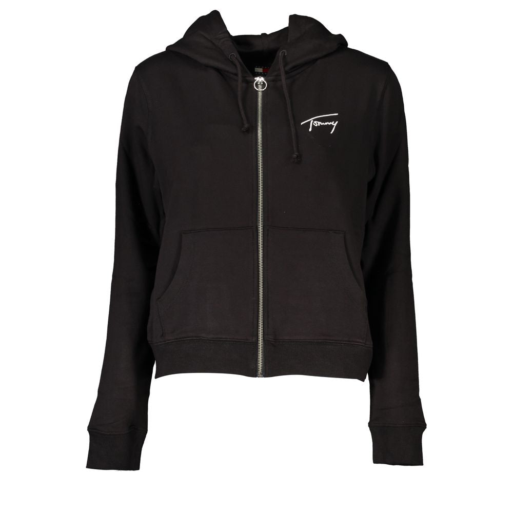 Pulover Tommy Hilfiger negru din modal pentru femei
